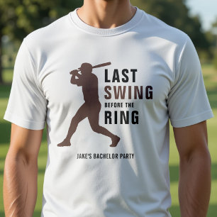Letzter Schwung vor der Ring Junggesellenabschied T-Shirt