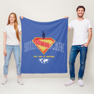 Letzter Sohn des Krypton Emblems Fleecedecke