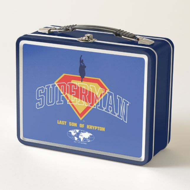 Letzter Sohn des Krypton Emblems Metall Brotdose (Vorderseite)