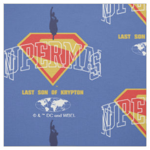 Letzter Sohn des Krypton Emblems Stoff