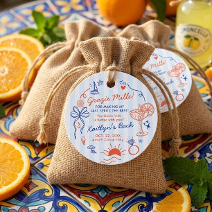 Letzter Spritz Amalfi-Küste Junggesellinnenabschie Geschenkanhänger