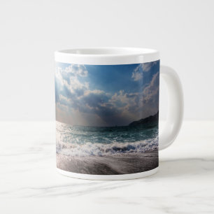 Letzter Tag am Strand Jumbo-Tasse