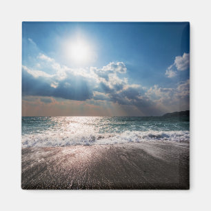 Letzter Tag am Strand Magnet
