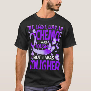Letzter Tag Chemo Fibromyalgie Bewusstsein Butte T-Shirt
