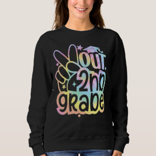 Letzter Tag der Gefärbte Krawatte der Schule Fried Sweatshirt