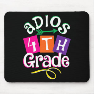 Letzter Tag der Schule Adios 4. Klasse Abschluss K Mousepad