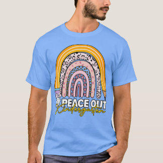 Letzter Tag der Schule Frieden aus Kindergarten Le T-Shirt