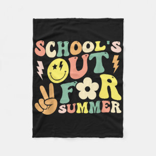 Letzter Tag der Schule Groovy Schulen für den Somm Fleecedecke