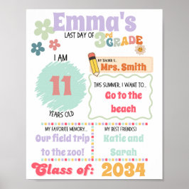 Letzter Tag der Schule Poster