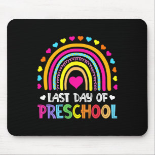 Letzter Tag der Vorschule Rainbow Abschluss Te Mousepad