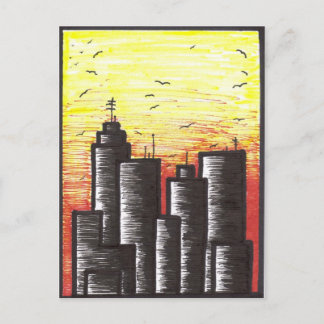 letzter Tag einer sterbenden Stadt Postkarten