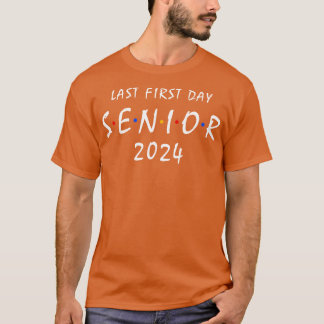 Letzter Tag Klasse 2024 Funny Seniors 2024 1 T-Shirt