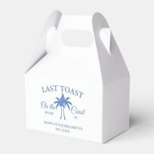 Letzter Toast am Junggeselinnen-Abschied am Strand Geschenkschachtel