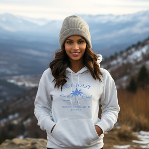 Letzter Toast am Junggeselinnen-Abschied am Strand Hoodie