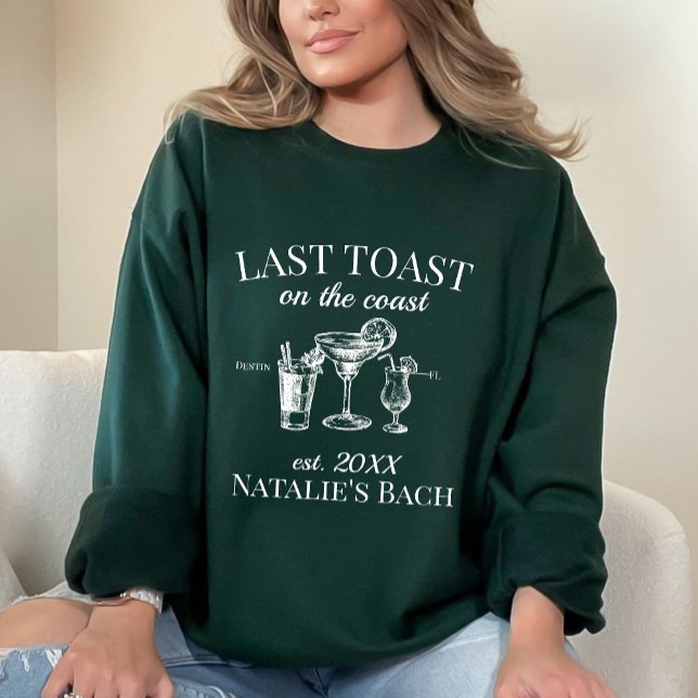Letzter Toast am Junggeselinnen-Abschied am Strand Sweatshirt (Von Creator hochgeladen)