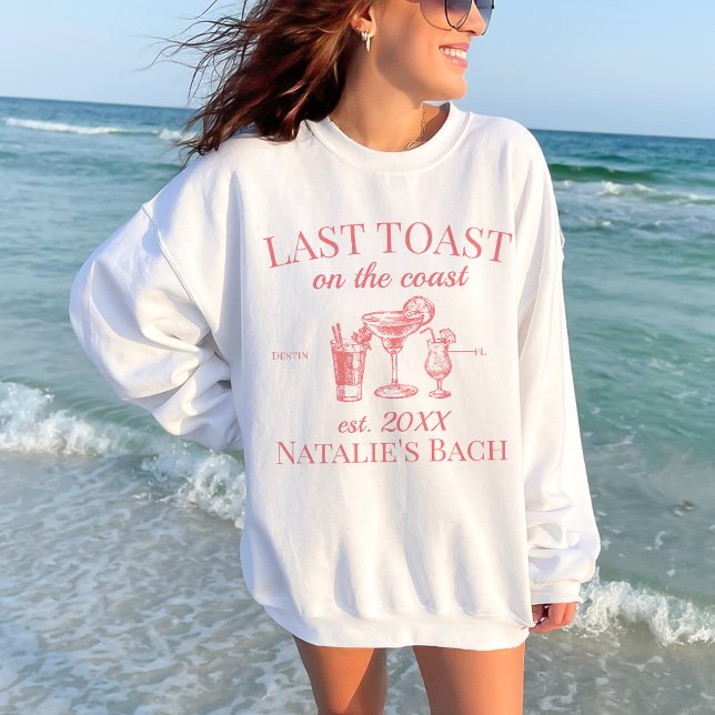 Letzter Toast am Junggeselinnen-Abschied am Strand Sweatshirt (Von Creator hochgeladen)