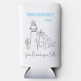 Letzter Toast am Junggeselinnen-Abschied der Küste Selters Dosenkühler