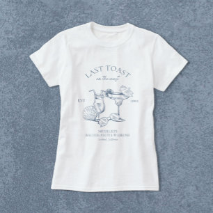 Letzter Toast am Junggeselinnen-Abschied der Küste T-Shirt