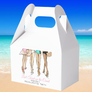 Letzter Toast am Strand Bikini-Junggesellinnenabsc Geschenkschachtel