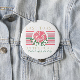 Letzter Toast an der Küste - Bachelorette Nautic Button