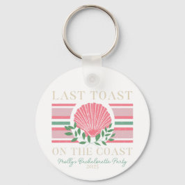 Letzter Toast an der Küste - Bachelorette Nautic Schlüsselanhänger