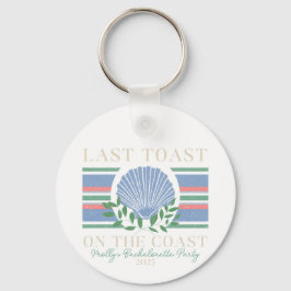 Letzter Toast an der Küste - Bachelorette Nautic Schlüsselanhänger