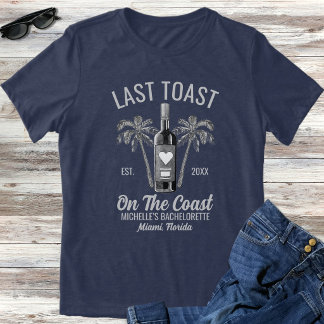 Letzter Toast an der Küste Junggesellinnen Abschie Tri-Blend Shirt