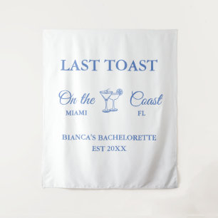 Letzter Toast an der Küste Junggesellinnen-Abschie Wandteppich