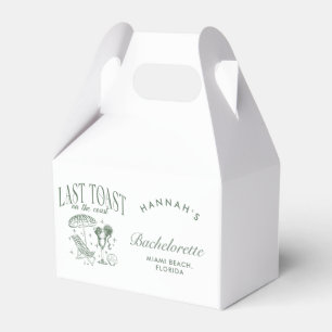 Letzter Toast an der Küste Junggesellinnenabschied Geschenkschachtel