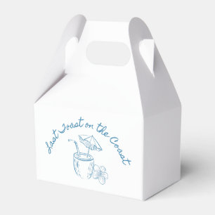 Letzter Toast an der Küste Junggesellinnenabschied Geschenkschachtel