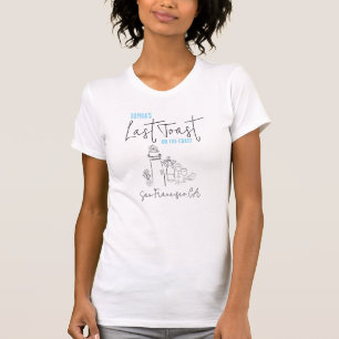 Letzter Toast an der Küste Junggesellinnenparty Be T-Shirt