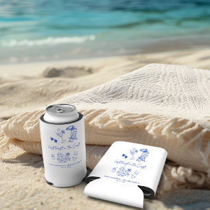 Letzter Toast auf dem Strand-Junggesellinnen-Absch Dosenkühler