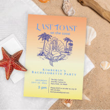 Letzter Toast Blue Cowgirl Mermaid Junggeselinnen-