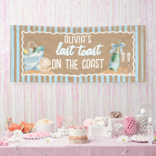 Letzter Toast, Kraft farbige Brautparty-Banner Banner