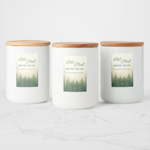 Letzter Weg vor dem Veil Bachelorette Lebensmitteletikett