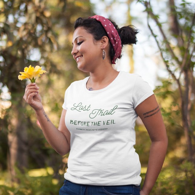 Letzter Weg vor dem Veil Bachelorette T-Shirt (Von Creator hochgeladen)