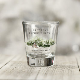 Letzter Weg vor dem Veil Bachelorette Wochenende Schnapsglas