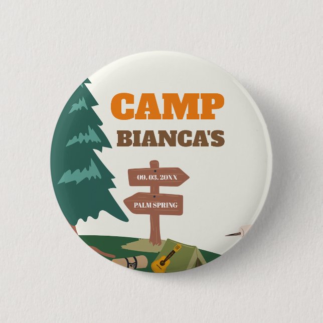 Letzter Weg vor dem Veil Camp Bachelorette Button (Vorderseite)