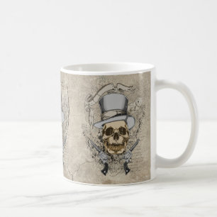 Letzter Wort-Schädel u. Gewehre Kaffeetasse