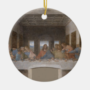 Letztes Abendessen Leonardo Da Vinci Malerei Keramik Ornament