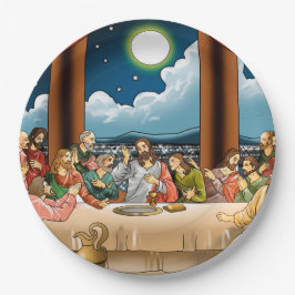 Letztes Abendessen-Pappteller Pappteller