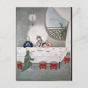 Letztes Abendessen Postkarte