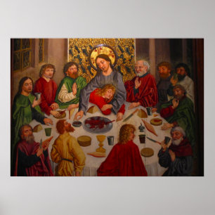 Letztes Abendmahl - Heinrich Lutzelmann - c1485 Poster