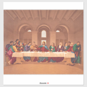 Letztes Abendmahl Jesu Christi Aufkleber