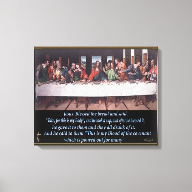 Letztes Abendmahl Leinwand (Vorderseite)