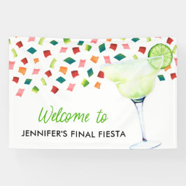 Letztes Fiesta Brautparty Party Willkommen Banner