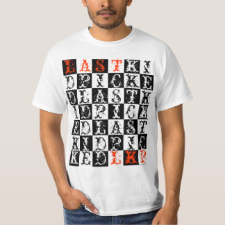 Letztes Kind ausgewähltes Checkered T-Shirt