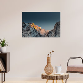 Letztes Licht vor Sonnenuntergang Poster