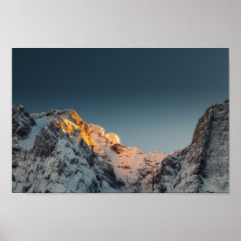 Letztes Licht vor Sonnenuntergang Poster