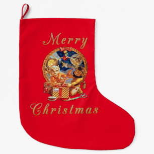 Letztes Paket Großer Weihnachtsstrumpf